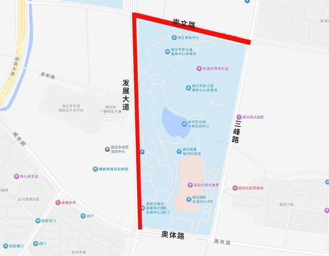 临时管制路段示意图