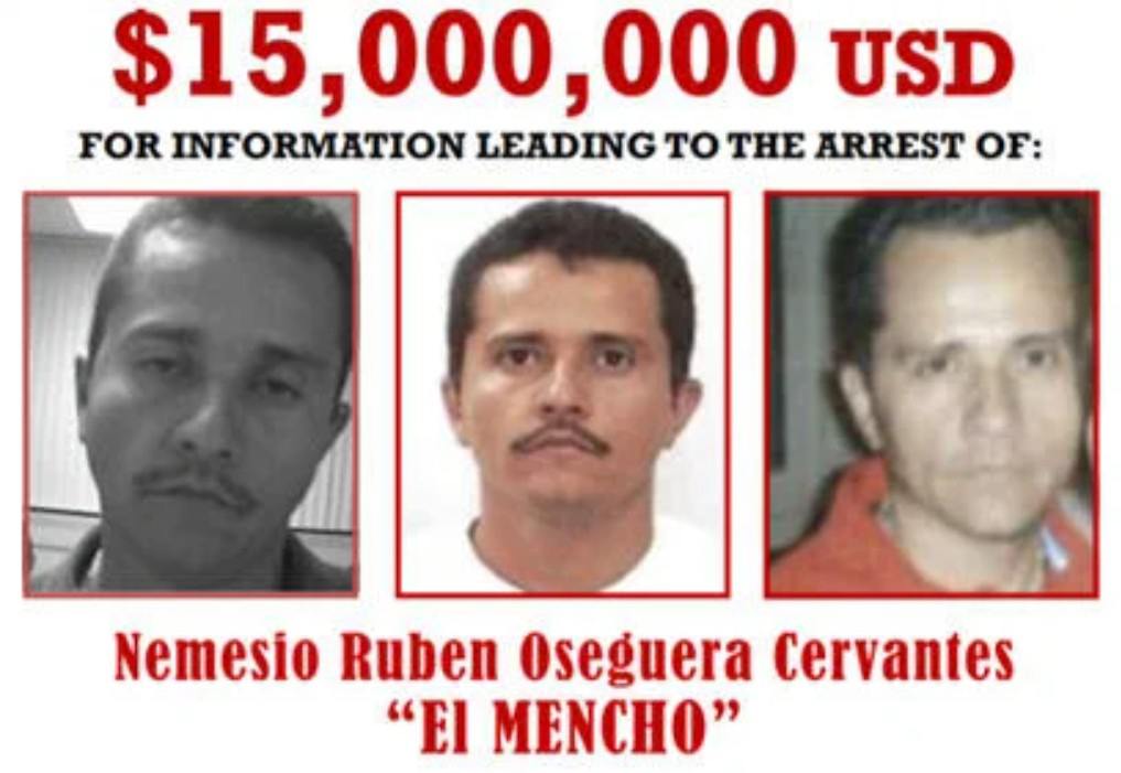 绰号“埃尔·门乔”(El Mencho)的大毒枭被墨西哥军方击毙,曾被美国悬