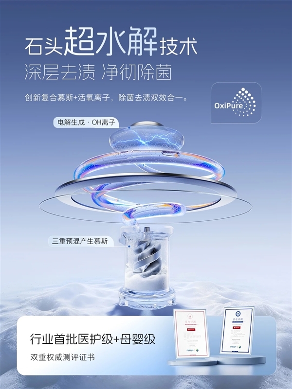 2544元 石头洗衣机M1S Ultra发布:99.99%除菌+实时净筒