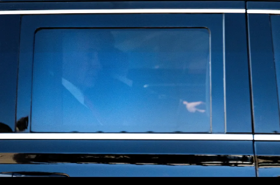 2 月 11 日,以色列总理内塔尼亚胡在白宫与特朗普会晤后离开。