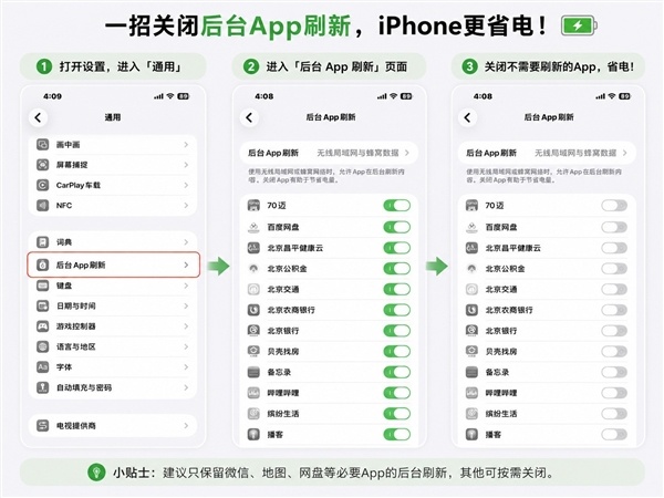 iPhone电量掉太快！这个后台默许开导许多东说念主一直开着