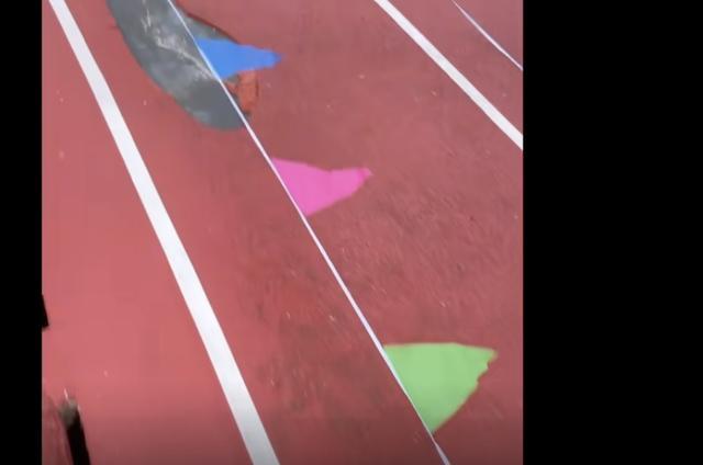 网友拍摄的视频截图