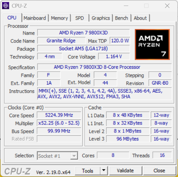 CPU-Z 2.19发布：AMD的盛宴！汉文版大变