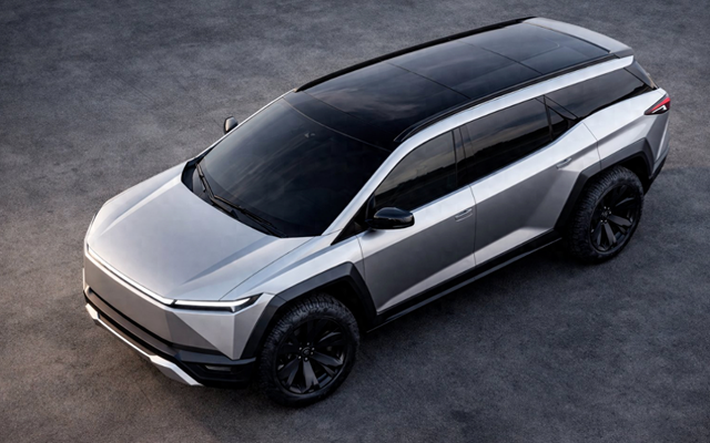 特斯拉Cyber SUV渲染图曝光：三排座位联想，比Model X还大