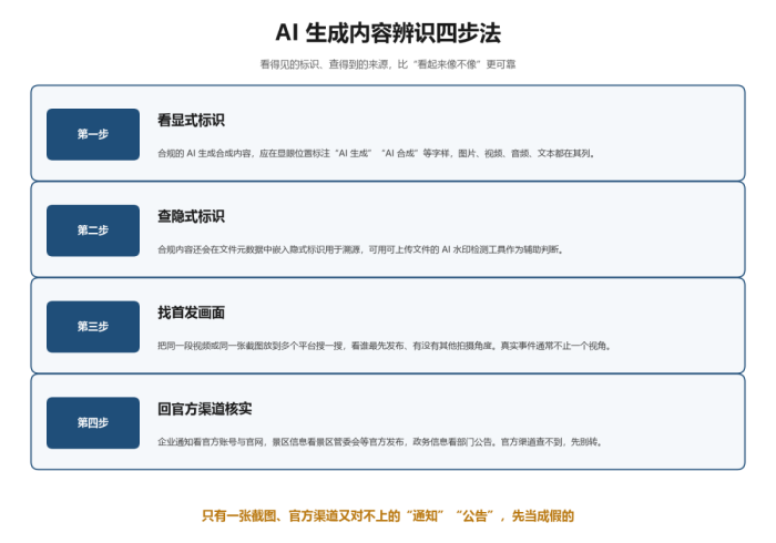 AI“假新闻”泛滥 提醒网友需注意从官方渠道核实信息
