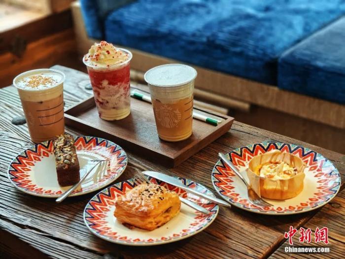 星巴克在新疆的创意餐食。(星巴克供图)