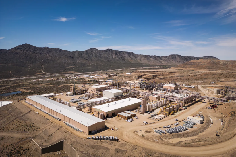 美国MP Materials公司的稀土矿山及精炼设施。