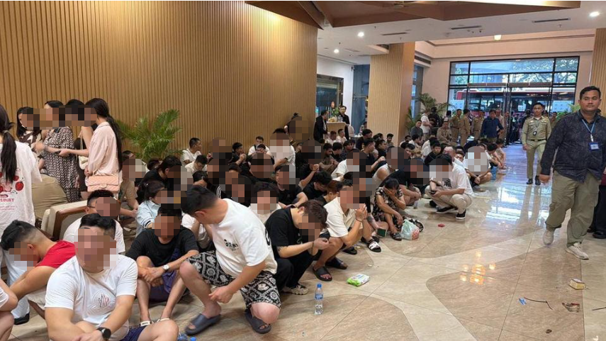 ▲太子广场遭突袭104东谈主就逮