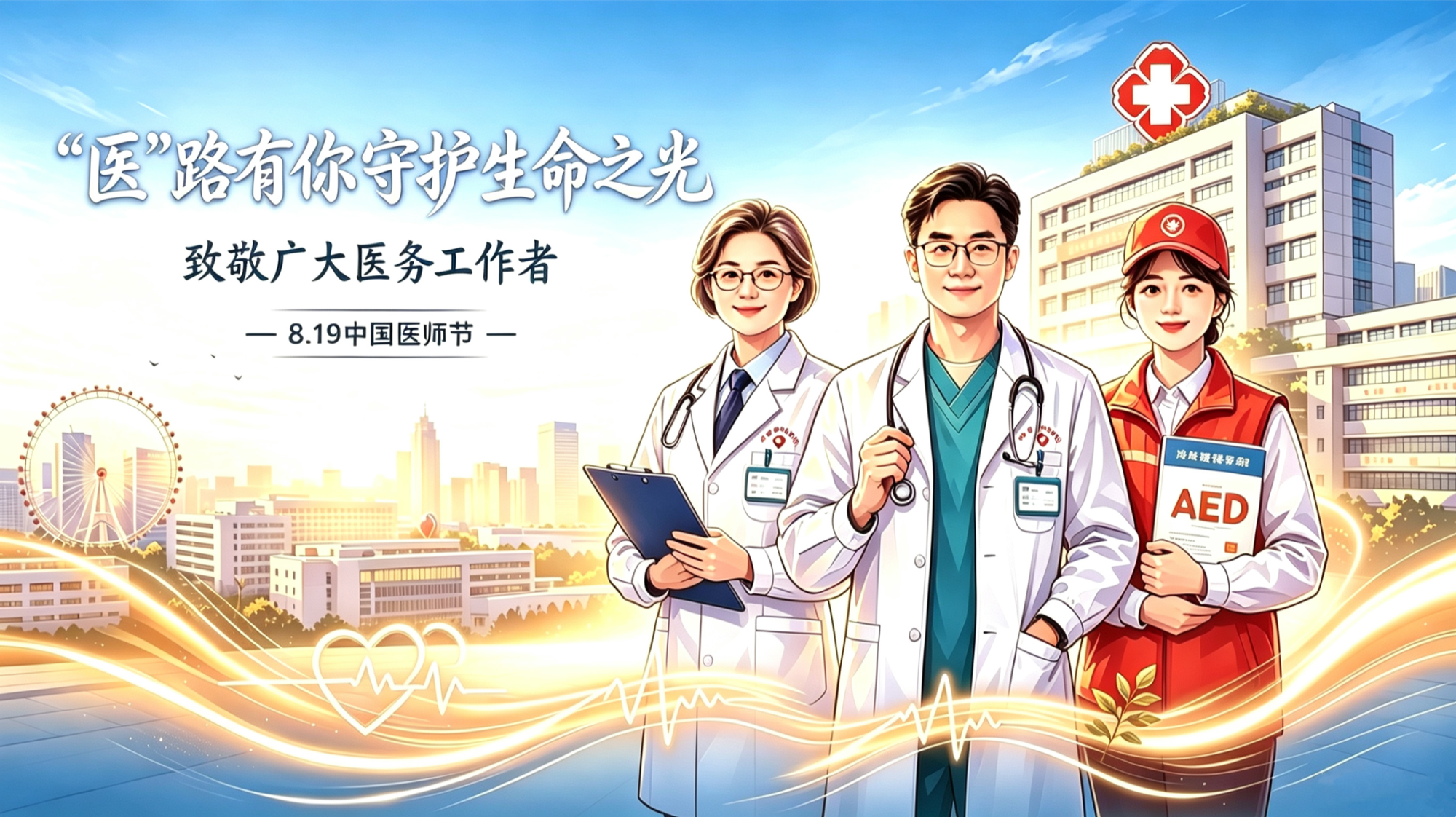 致敬广大医务工作者(央广网发 图片由AI辅助生成)