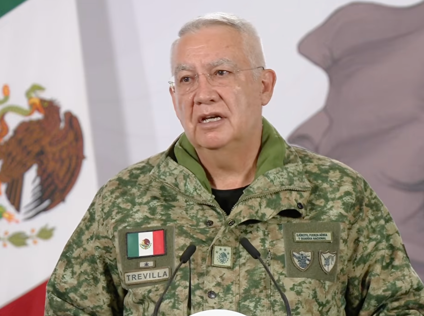 △墨西哥国防部长特雷维利亚(资料图)