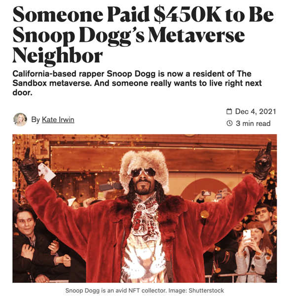 当你觉得自己没用时 可以点进来看看元宇宙的现状