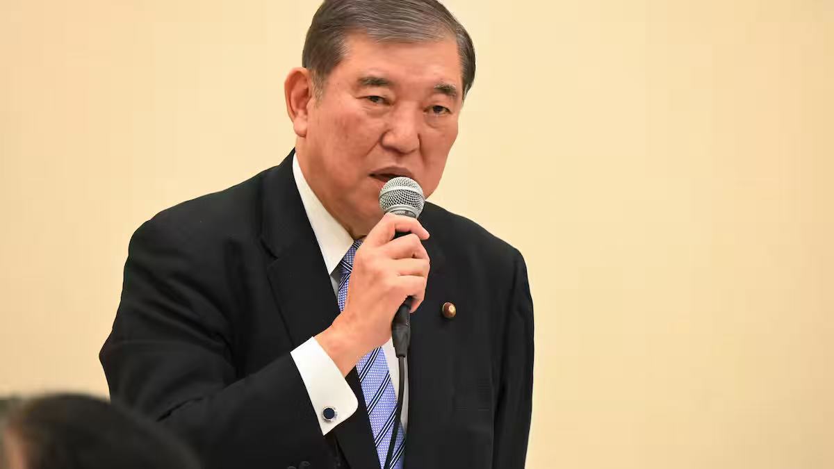 日本前首相石破茂 资料图片