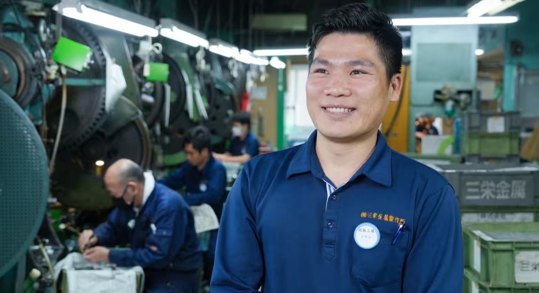 ◆在日本工作的越南劳工。