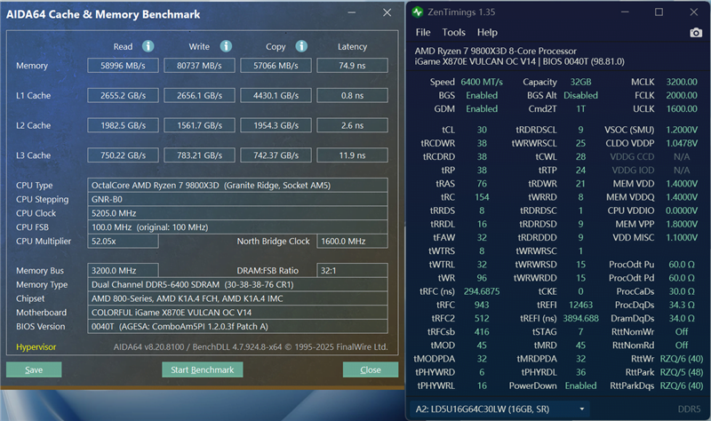 AMD X3D最强优化!七彩虹iGame X870E Vulcan OC V14火神主板评测:专属优化 温度更低性能更强