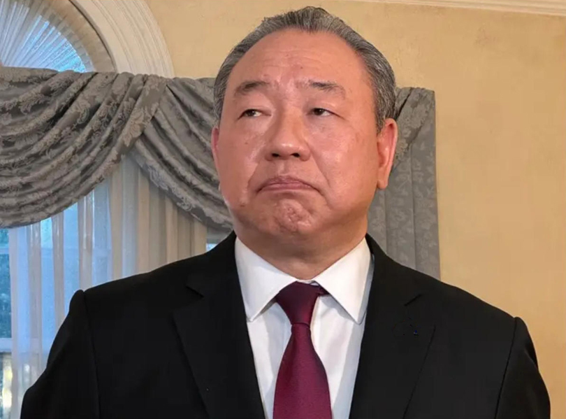 图注：民进党当局现任俞姓“驻好意思代表”被指全家在好意思作威作福。