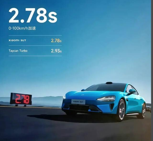 小米 su7零百加速