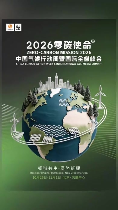 跳出荧幕叙事，王丽坤担起绿色倡议，助阵2026“零碳使命”。以真诚的感染力传递生态信念，呼吁大众从日常出发，投身环保实践。10月26日-11月1日，每日14:00，一起关注#零碳使命国际气候峰会202