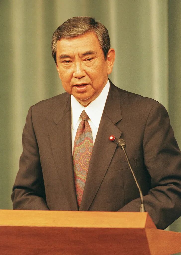 河野洋平 资料图 图源：视觉中国