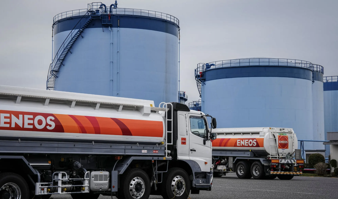 ▲日本横滨的一个石油码头。（图源：盖蒂图片社）