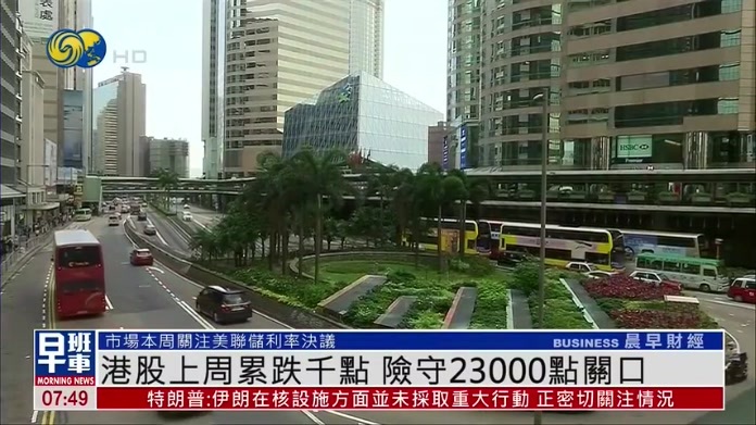 港股一周｜港股上周累跌千点 险守23000点关口