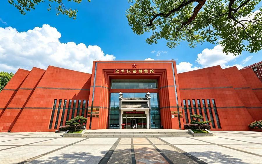 红军标语博物馆。新华社发(刘渝强摄)