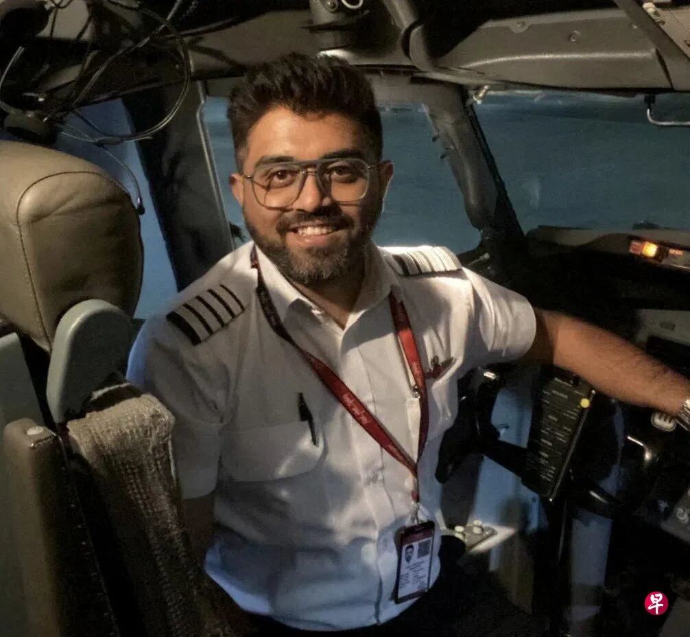 迪拜航空FZ1073航班的印度籍机长马查尔被各方誉为英雄。(路透社)