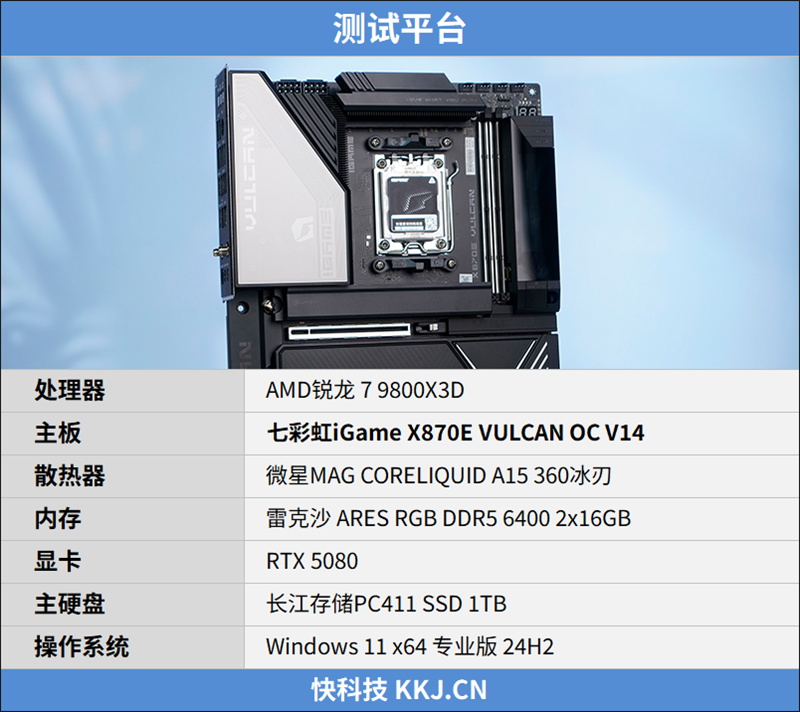 AMD X3D最强优化!七彩虹iGame X870E Vulcan OC V14火神主板评测:专属优化 温度更低性能更强