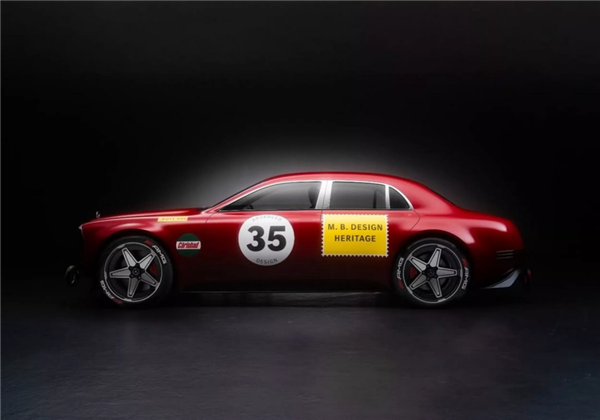 传奇赛车红猪归来!奔驰全新概念车曝光:致敬1971斯帕封神一战