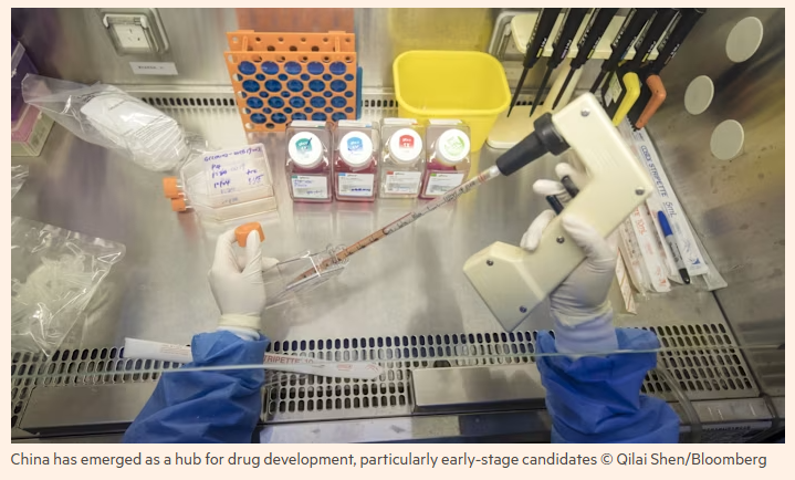 中国已成为药物研发中心，早期候选药物的研发中心。