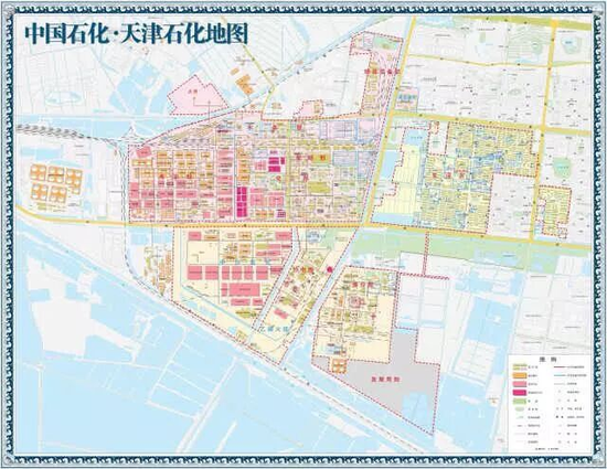 图4: 中国石化-天津石化规划图