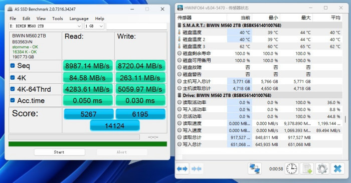 高效低温服务个人AI 佰维M560灵梭PCIe 5.0固态硬盘评测