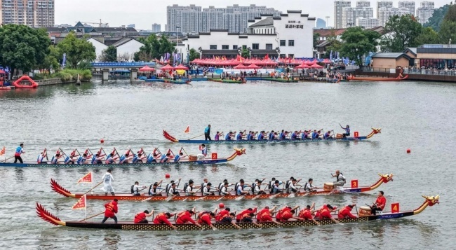 鉴湖挥桨竞渡水乡活力绽放——2026大运河龙舟系列活动在绍兴柯桥站圆满收官(图8)