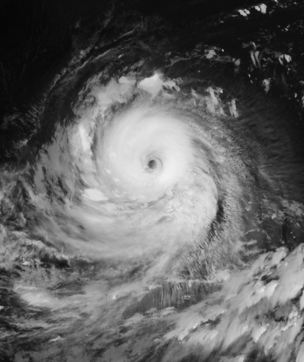 北京时间2026年7月7日20:00,UTC 12:00,台风“巴威”。来源:NOAA