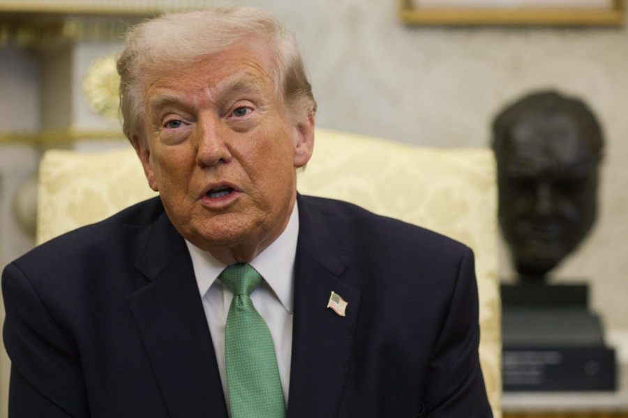 △美国总统特朗普(资料图)