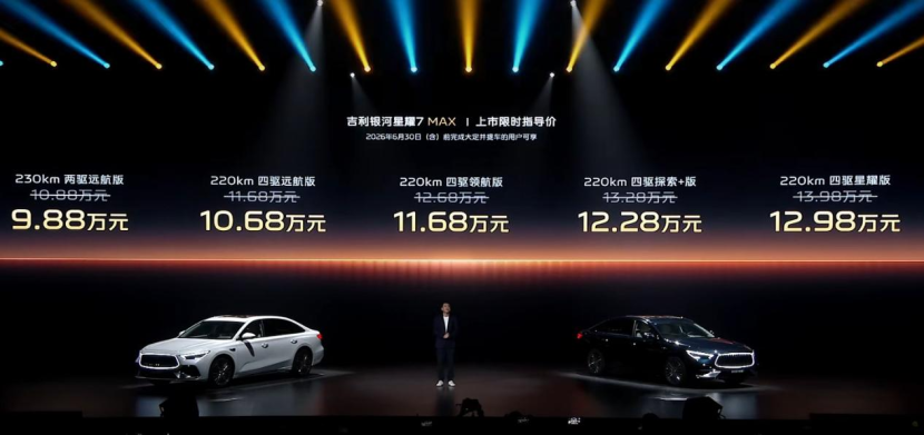 中级电混轿车洗牌！星耀7上市9.88万起，限时权益诚意拉满