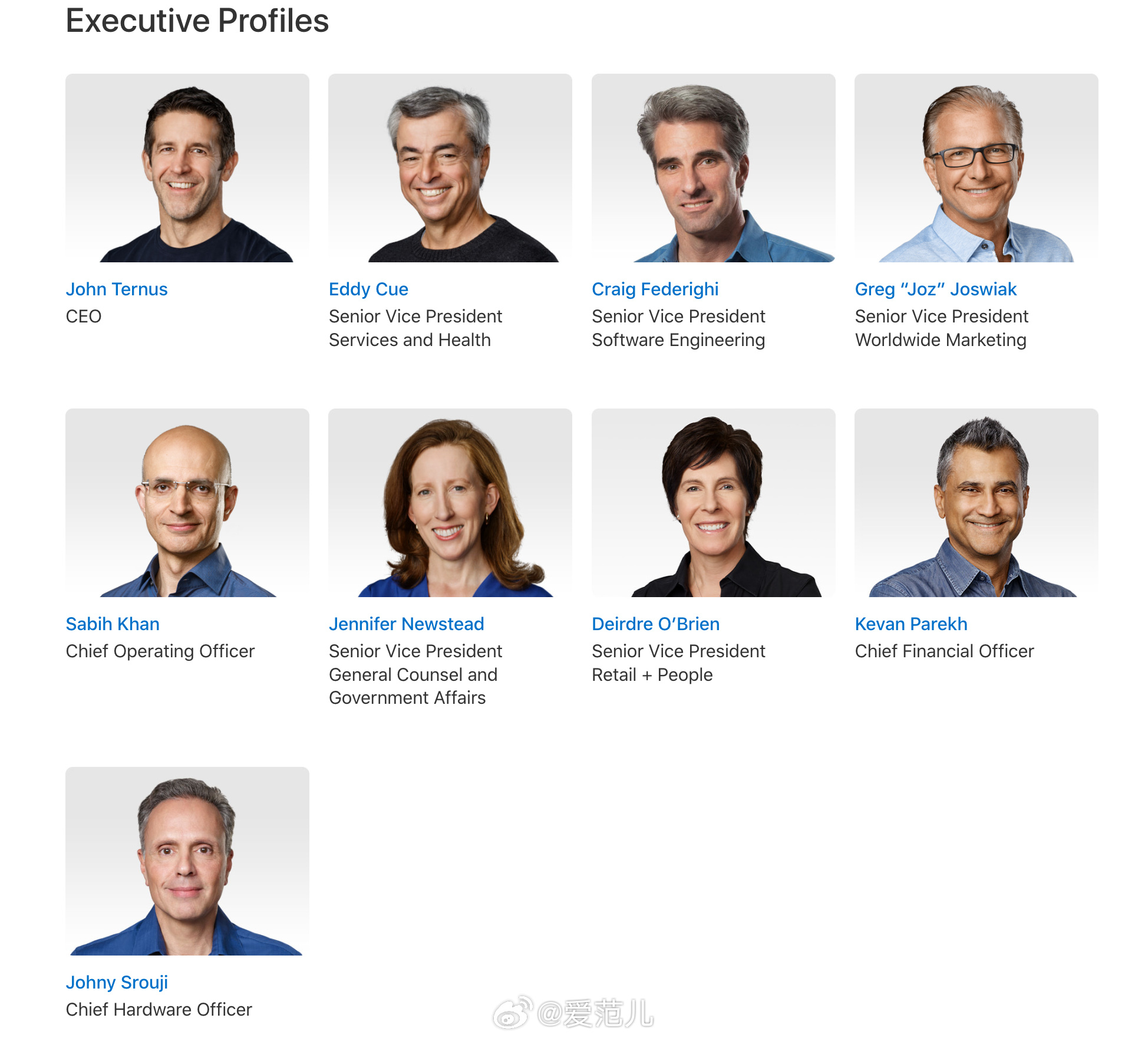 【苹果官网更新新领导班子:John Ternus 正式出任 CEO】