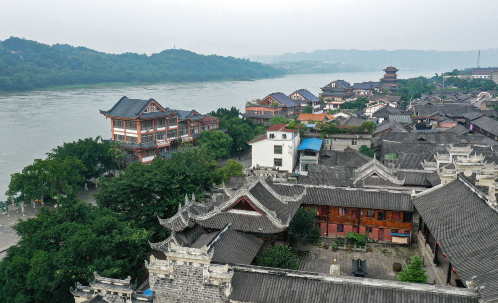 宜宾市李庄古镇。新华社记者 王曦 摄