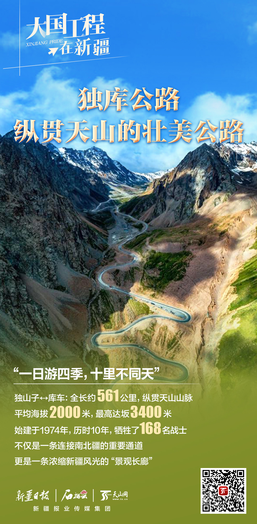 大国工程在新疆丨独库公路——不只是一条网红公路，更是英雄之路