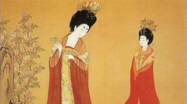 簪花仕女图| 大唐颜值担当的春天_凤凰网