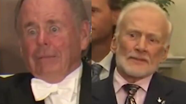 盘点与特朗普同台者的尴尬表情：震惊、无奈、假笑、憋笑