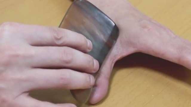 宿便排不出每天刮手36次排宿便清肠道