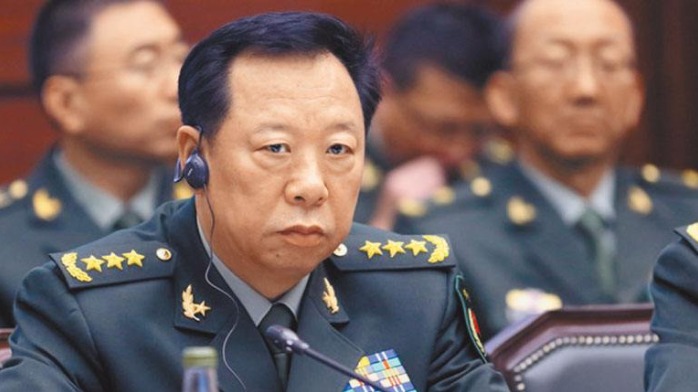 中央军委联参部参谋长李作成发言 震慑"台独"