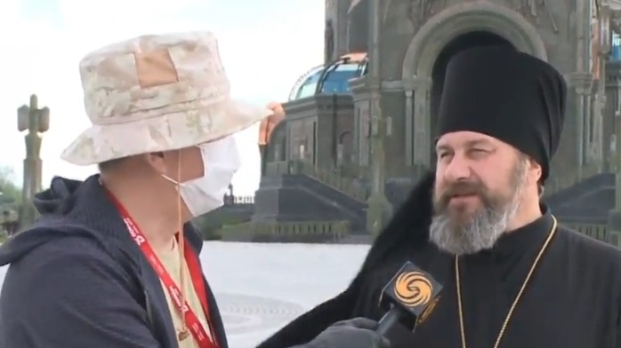 俄军战神教堂落成 主教：纪念卫国战争胜利！中俄共同的胜利！