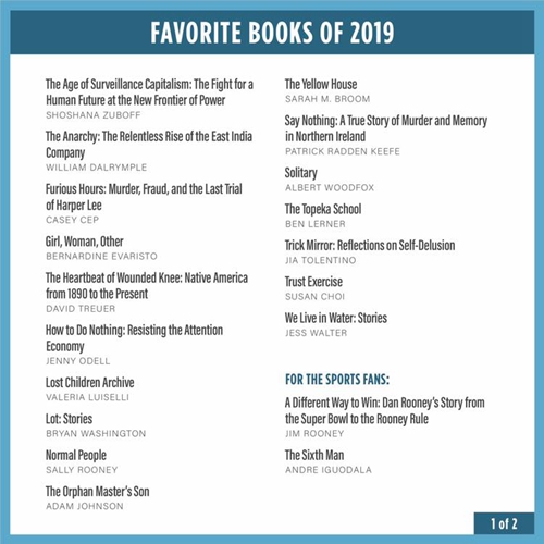 奥巴马分享2019年度书单，网友：谢谢，想你！