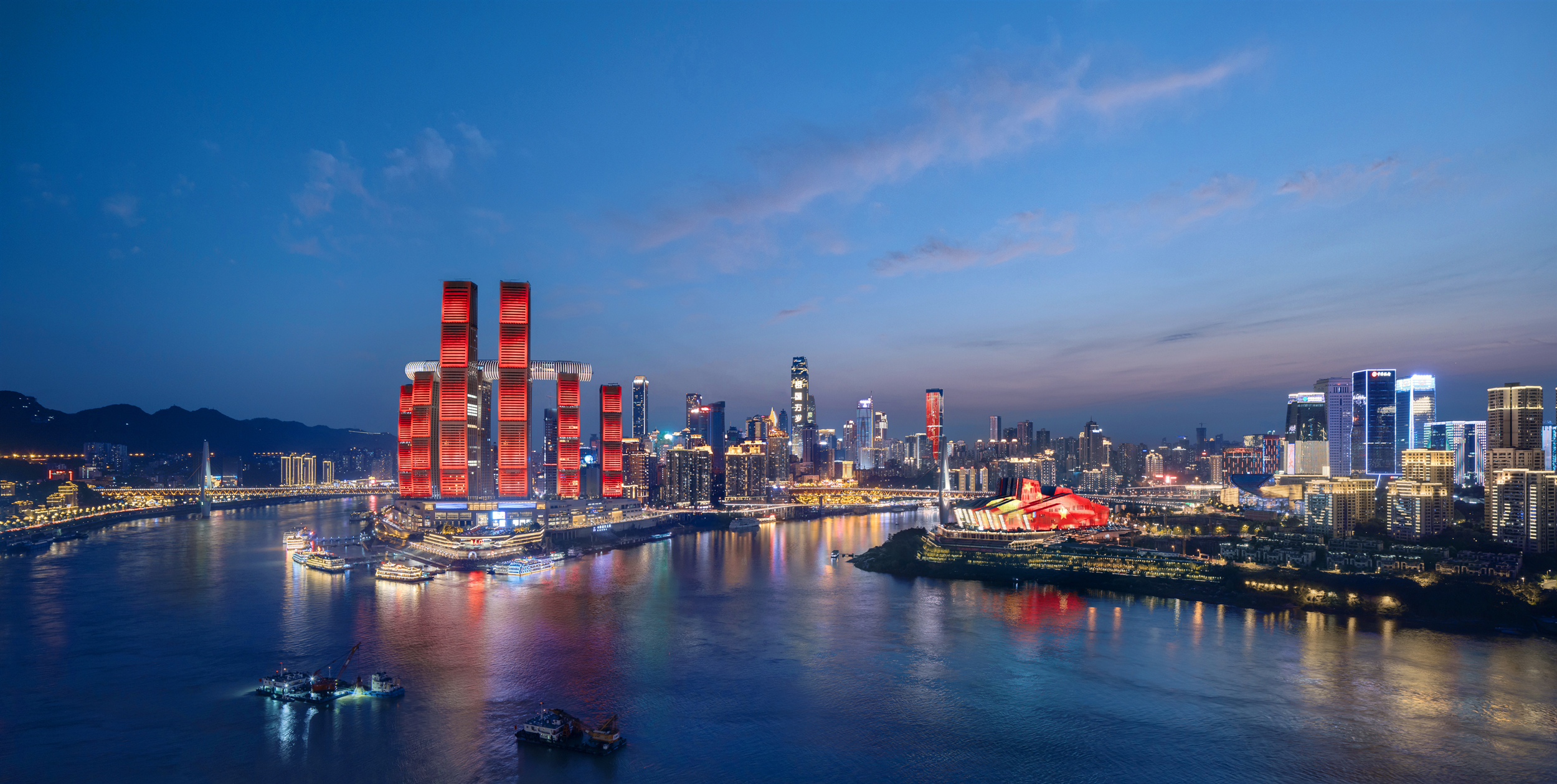 一座两江交汇城市封面,一座长嘉汇两江峯 ——凤凰网房产重庆