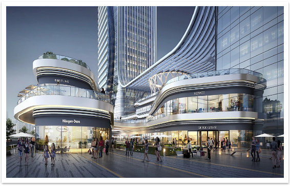 新光国际集团设计团队在锡东新城板块设计初期,就确定了营造具有与