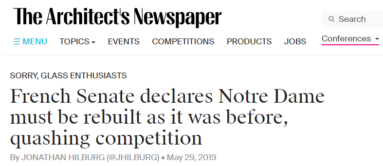 巴黎圣母院要按中国人方案重建了?