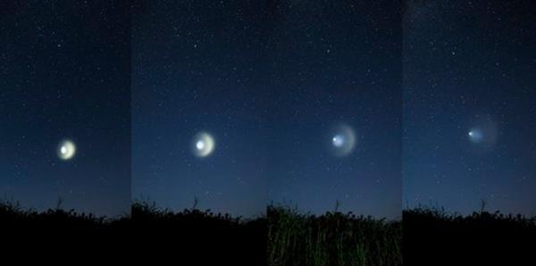 七夕节韩国上空惊现UFO：持续发光10分钟