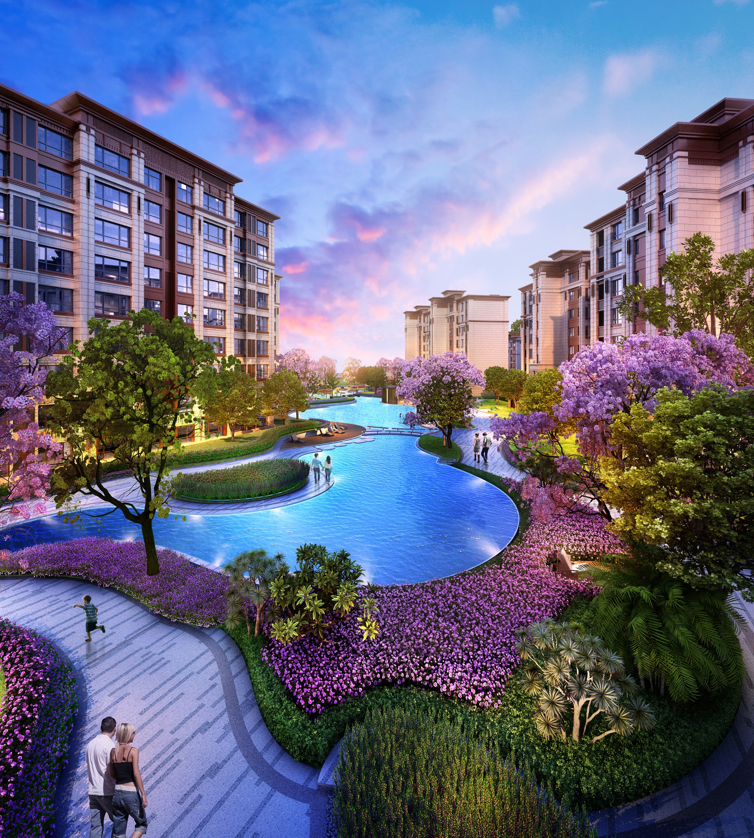 (龙湖··紫宸渲染图)