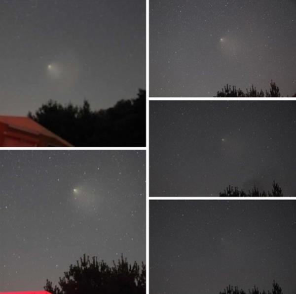 七夕节韩国上空惊现UFO：持续发光10分钟
